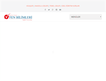 Tablet Screenshot of fenbilimleri.com